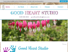 Tablet Screenshot of goodheart-studio.com